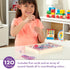 Melissa & Doug Created by Me! Heart Beads Wooden Bead Kit, 120+ Beads and 5 Cords