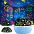 MINGKIDS Kids Night Lights for Bedroom,Project Dinosaurs and Vehicles on Wall or