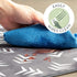 S&T INC. Baby Splat Mat for Under High Chair, Water Resistant Floor Mat, 42 Inches by 42 Inches, Grey