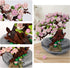 Mini Bricks Cherry Blossoms Plant Building Kit, DIY Simulating Plant Ecology Collection Toy for Adults and Children