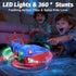 2.4GHz 360 3-6 Laradola Shark RC Toy Car for Kids: Remote Control Vehicle with LED Lights, Spins & All-Terrain Action