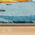 3D 2'8" 4'11" Paco Home Kids Room Rug Cute Zoo Animals Jungle Lion and Elephants in Effect Colorful, Size: x