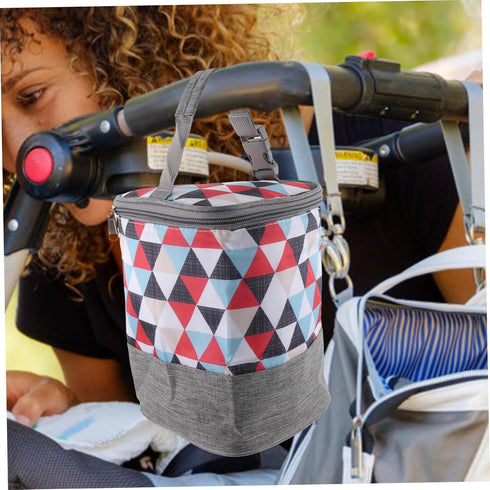 Toddmomy Portable Bottle Carrying Bag Insulated Milk Bottle Storage for Outdoor Travel Convenient Zipper Design
