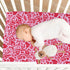 Pigsaly 27x39 Inch Crib Sheets Red Love Hearts Stars Valentines Day Baby Sheet for Standard Crib Mattress Boys Girls