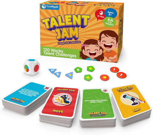 Talent Jam - Hilarious Talent Show & Charades Game - Fun Family Games for Kids and Adults - Game Night for Teens