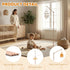 Coziloom Arm,44.5-61 Inches Floor-Standing Crib Mobile Adjustable Height Natural Beech Wood, Baby Mobile Holder Hanger