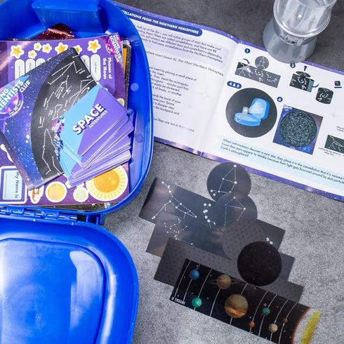 Space Adventures Pack STEM Kit, 13 Educational Activities, Multi Color, Includes Reusable Backpack & More (204755)