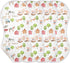 Set 4 Pack vvfelixl Baby Burp Cloths Watercolor Farm Animals Baby Newborn Cotton Burping Cloths Baby Washcloths White