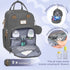 Backpack, Pack RUVALINO Diaper Bag Multifunction Travel Back Maternity Baby Changing Bags, Large Capacity, Waterproof