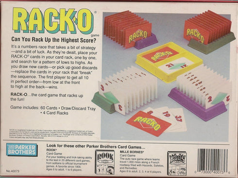 Racko Card Game - 50th Anniversary Edition