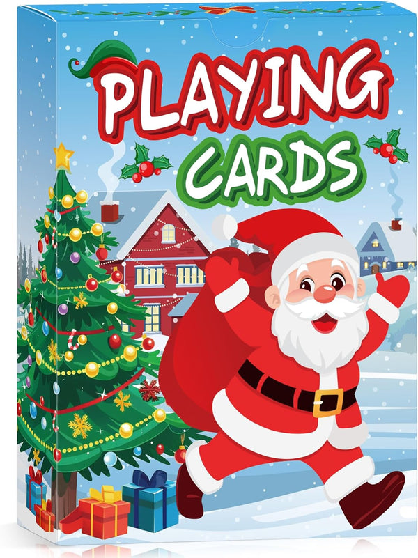 Wkchxd Christmas Playing Cards, Deck of Cards, Standard Index Poker Cards, Fun Gard