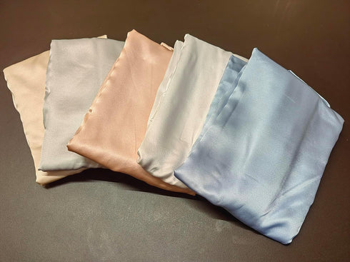 100% Mulberry 22 Momme 01) Silk Crib Sleeve Sheet for Baby Hair, Silk Bassinet Slip for Baby Bald Spots, Soft and Safe