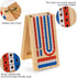 Set, 9 1 Foldable Cribbage Board Game Portable Travel Cribbage Board with Storage Area, Metal Pegs, Playing Card