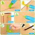 Tiocky 173PCS Set Cardboard Construction Kit for Kids, Cardboard Tools Building for Family Team DIY Activities