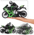 Liberty Imports 2.4G RC Remote Control Stunt Motorcycle - 1:10 Scale High Speed Cross Country Racing Motorbike