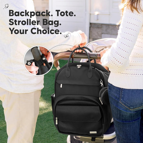 Backpack Packs, 18L KeaBabies Diaper Bag - Multifunctional Travel Diaper Back Maternity Baby Changing Bags, Compact