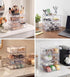 Farazza 6-Pack Set Countertop Clear Baby Bottle Organizer For Cabinet, Storage Bins with Pull-Out Drawers, Organizer