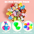 24 JOYIN Pcs Easter Eggs Filled with Finger Puppets, Prefilled Egg with Cartoon Animal Puppets for Kids Easter Hunt
