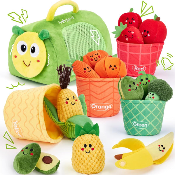 hahaland Montessori Toys for 1 Year Old - 17 PCS My First