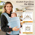 MOCKPOSE Ergonomic,Cozy 7-40lbs,3 Baby Carrier Newborn to Toddler- and Lightweight Infant Carrier for Carry Positions