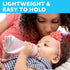 9oz 2-Pack, Chicco Duo Hybrid Baby Bottle, Real Glass Inside, Lightweight Plastic Outside, Patented Invinci-Glass