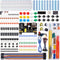 Electronics Component Fun Kit for Arduino, Power Supply Module, Jumper Wire, Breadboard Compatible with STM32