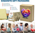 200 Wooden Puzzles for Adults, Heart Flower Piece Unique Shaped Wood Puzzle, Creative Wooden Jigsaw Puzzle Gift, Family