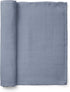 Natemia Baby Muslin Swaddle Blanket (Gray) - Silky Soft, Gentle Receiving Blankets for Newborns, Boys, Girls