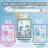 TrenD'Lay 4 set set Piece - Includes Comforter, Fitted sheet, Crib skirt and Bib. Unisex Baby Dinosaurs Crib bedding