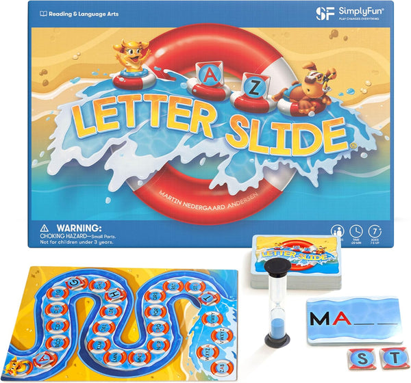 SimplyFun Letter Slide - Enhance Vocabulary and Language Skills with This Educational