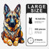 250pcs 16.5 8.9in Wooden Puzzles for Adults - German Shepherd Wooden Jigsaw Puzzle - Unique Animal Shaped Wood Puzzles