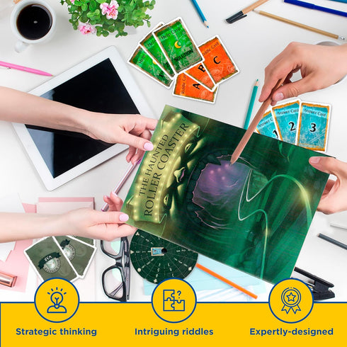 Exit: The Haunted Roller Coaster | Exit: The Game - A Kosmos Game | Family-Friendly Card-Based Escape Room Experience