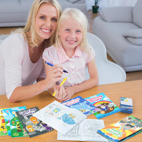 72Pcs Zainpe Christian Bible Stories Coloring Books for Kids Easter DIY Art Drawing Book with Jesus Noah's Ark Crosses