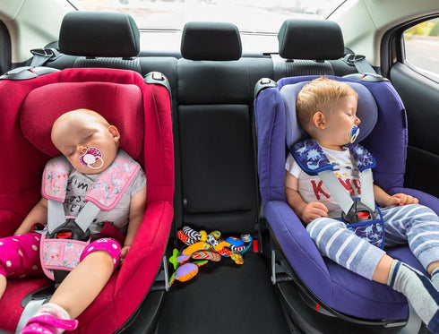 Amintiri 3 Pieces Car Seat Straps Pads for Kids, Ultra Soft Plush Car Seat Strap Covers for Kids, Infant Carseat