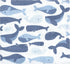 7-Pack Hudson Baby Unisex Baby Cotton Flannel Receiving Blankets Bundle, Cute Whales, One Size