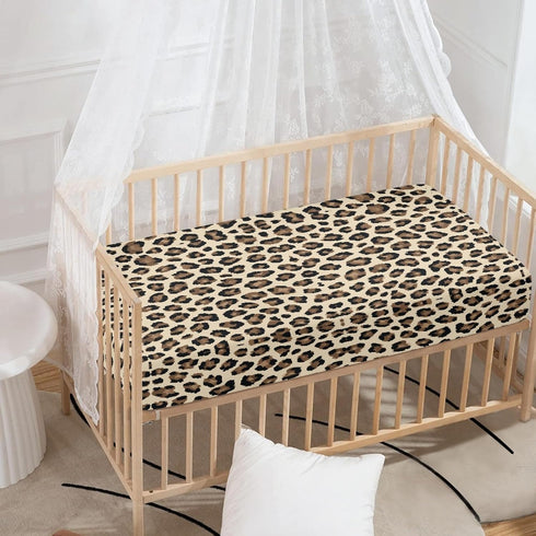 Bed,52x28 Inch Standard Newborn Crib Mattress Cover Infant's Cot Soft Breathable Bed Fitted Sheets for Toddler