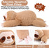 22 Inch 4.5 (22" 4.5 lbs) gnomantic Sloth Weighted Stuffed Animals - Pounds Weighted Plushies Sloth Stuffed Animals