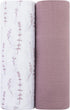 Ely's & Co. Muslin Swaddle Blanket 2-Pack 100% Cotton Muslin Extra-Large Swaddle