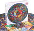 Bgraamiens 1000 Pieces Round Puzzle - Mandala Blossom Color Challenge Jigsaw Puzzles for Adults and Kids