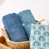 Happy Flute 3 Set 47.2x43.3 inches Muslin Swaddle Blankets,Essential Baby&Newborn Swaddling,Perfect