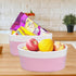 ABenkle Small Woven Basket - Cute 12"x 8" x 5" Rope Room Shelf Storage Basket for Toys
