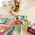 (32 2 3 3+ Melissa & Doug Busy Barn Shaped Jumbo Floor Puzzle Pieces, x Feet), Jigsaw Puzzle for Preschoolers and Kids