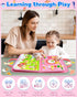 Gojmzo Busy Board Montessori Toys for Toddler Girl Birthday Gifts, Busy Book Sensory Toys for Toddlers, Learning