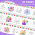 SOCOLER 1-3, 4-8(Princess Paint with Water Coloring Books for Toddlers,Mess Free Watercolor Painting Papers for Kids