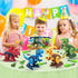 3, 4, 5, 6, 7 Dinosaur Toys for Year Old Boys, Take Apart Toys with Electric Drill for Kids, STEM Educational