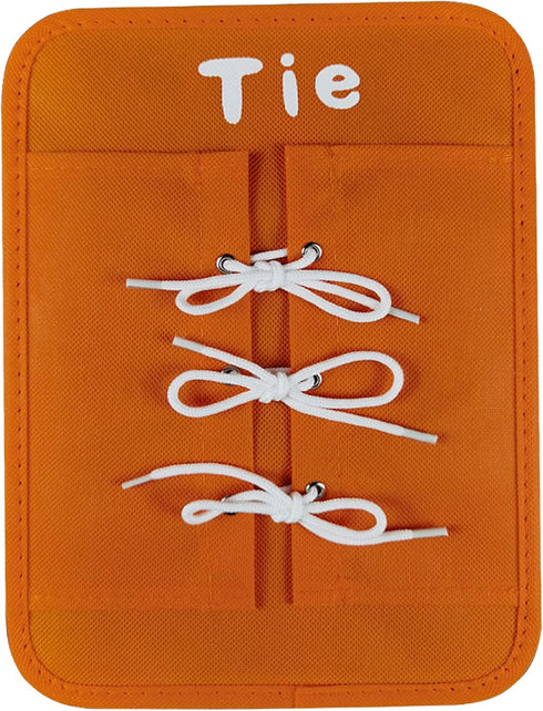 Dress Learning Boards for Preschool, Early Educational Life Skills Learning to Button, Buckle, Zip, Snap, Lace & Tie