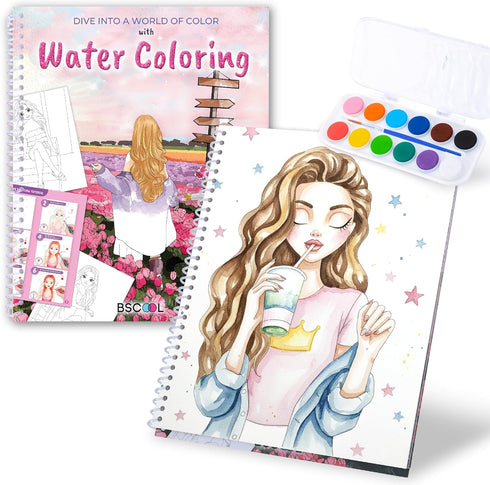 Water Coloring Book for Beginners Painting Kits for Kids Ages 5 and