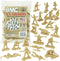 BMC Plastic Army Women - 36pc Tan Female Soldier Figures Made in USA