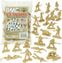 BMC Plastic Army Women - 36pc Tan Female Soldier Figures Made in USA