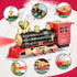 3 4 5 6 7+ Hot Bee Train Toys Train Steam Locomotive Engine Toy, Smoke, Lights & Sounds, for Year Old Kids